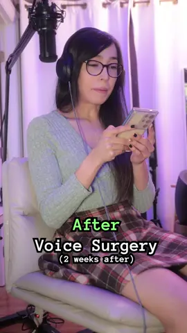 CRAZY comparison of my voice before/after Vocal Feminization Surgery :))  . . . should I do a 6 month update? it sounds so different now... . . . #transgender #trending #trans #surgery #voice #vocaltraining #mtf  #interesting #viral #beforeandafter 