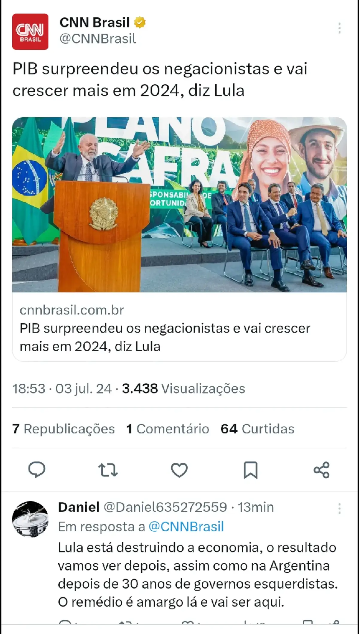Lula o melhor presidente do Brasil 