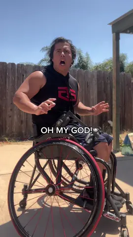 I think that went pretty well 😊♿️ #homelander #theboys #wheelchair 