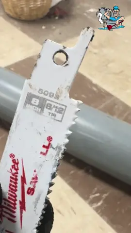 My favourite blade for cutting pvc.  @milwaukeetool 8” thin kerf 8/12 TPI  It will also cut wood and other materials too  #plumber #plumbing #plumbers #plumblife #pipe #saw #sawblade #sawzall #milwaukee #milwaukeetool #tool #tools #fyp #reels #asmr  @Milwaukee Tool 