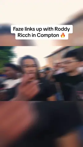 Faze links up with Roddy Ricch in Compton 🔥 #faze #stableronaldo #plaqueboymax #lacy #fyp 