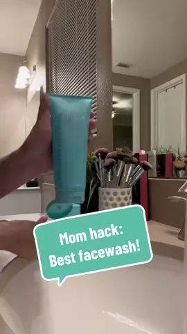 Mom hack: Tula Skincare! I have been using this for over a year now and in love with my how much better my skin looks and feels! This facewash gets all of my makeup off with just one product! #momlife #nighttimeroutine #nighttimeskincare #skincare #skincareroutine #momhack #momtip #CapCut 