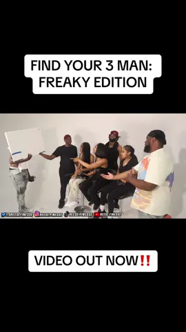 FIND YOUR 3 MAN GIRLS EDITON!!! VIDEO OUT NOWW CLICK THE LINK IN MY BIO😂#fyp #foryou #viral