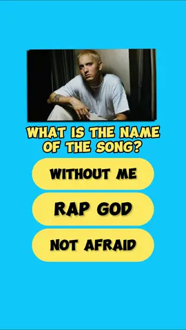 The last one is impossible 😳 | Can you guess the Eminem song? 🤔 | Comment who u want next 🤑 | #songguess #quizmusic #quiz #eminem 