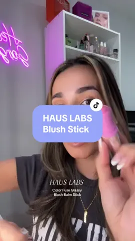 this blush combo in this lilac shade is stunning, such a glowy + radiant creamy formula @Haus Labs by Lady Gaga #hauslabs #blush #blushtutorial #blushstick #makeuptok 