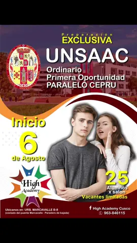 #UNSAAC #ACADEMIA #CUSCO #CACHIMBO #CEPRU 