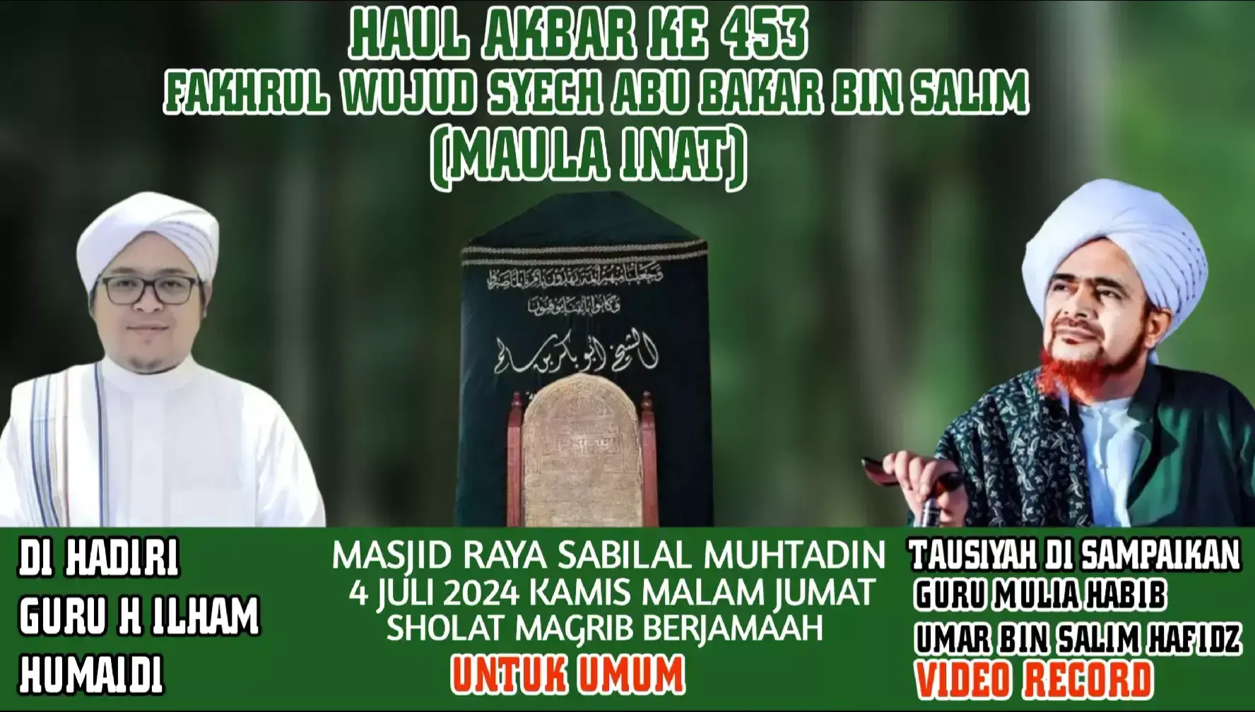 Haul Sayyidina Al Fakhrul Wujud Syeikh Abu Bakar bin Salim ke 453 #syekhabubakarbinsalim #haululama #guruilhamhumaidi 