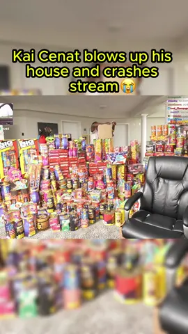 Kai Cenat blows up his room 💀 #fyp #trending #viral #kaicenat #mrbeast