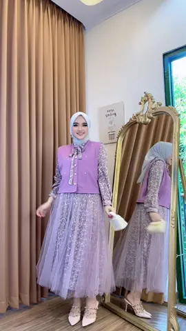 New Model ‼️ Duhhh ini sih Cakep bgt bebs, Girlyyyy 😍😍 🌸 Kode : Mecca Dress Tile B 🌸 #gamis #dress #OOTD #fyp #bajupesta #viral