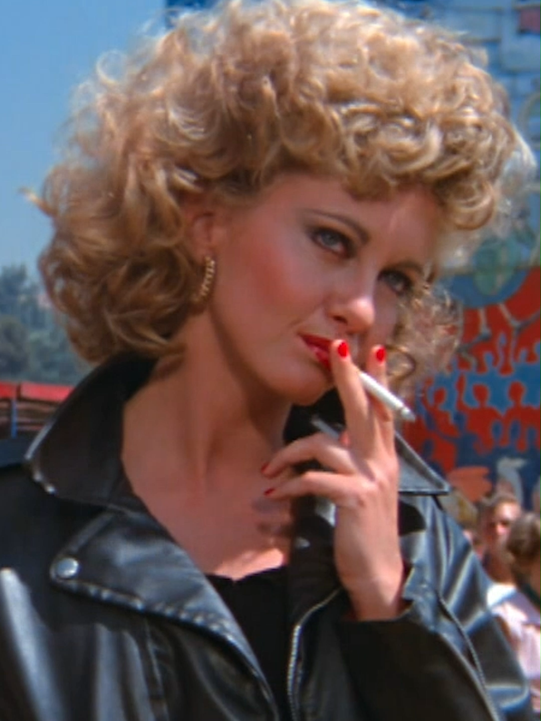 Tell me about it, stud. 💋 #grease #sandyanddanny #olivianewtonjohn #johntravolta