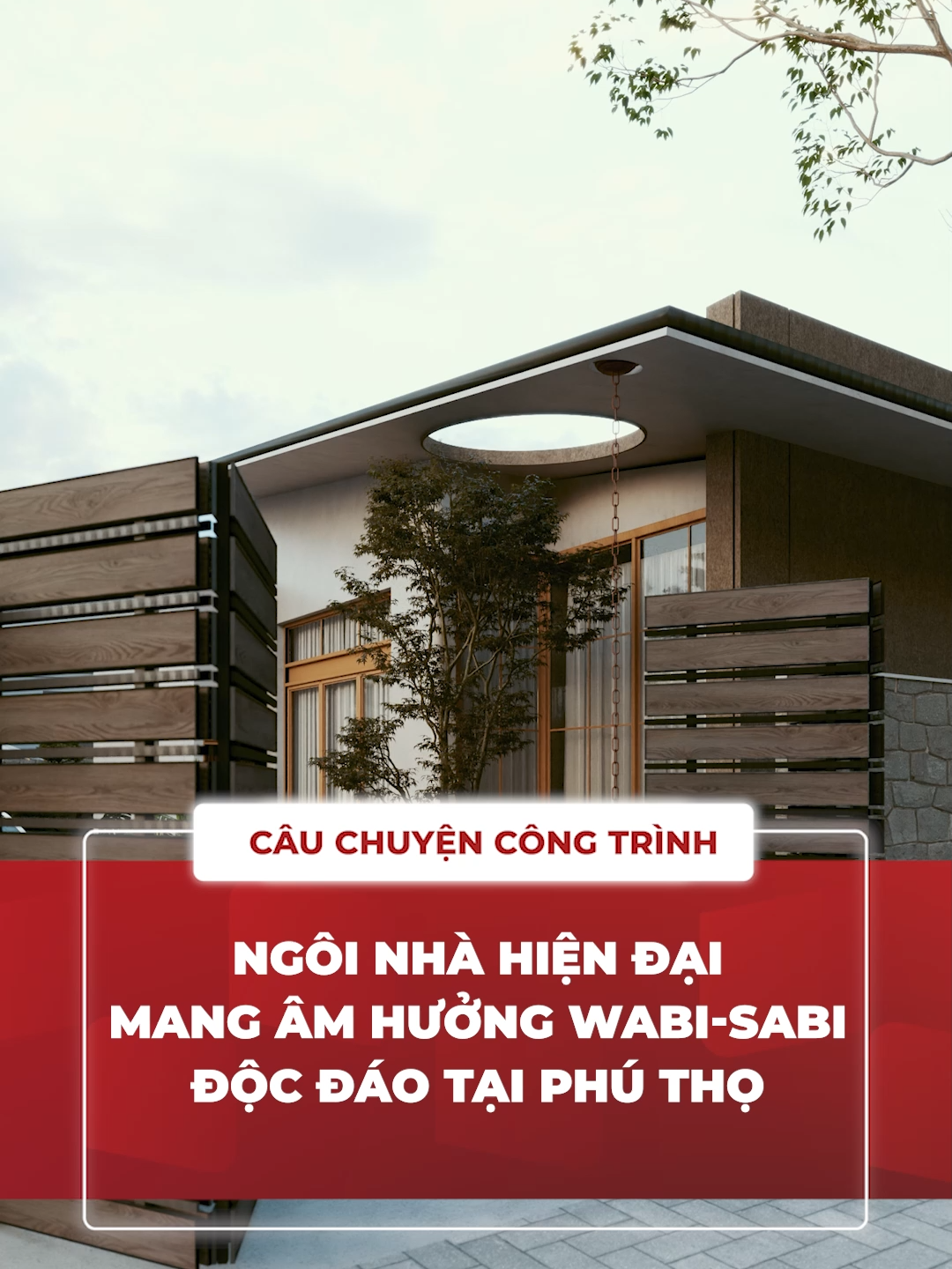 Ngôi nhà hiện đại mang âm hưởng Wabi - Sabi độc đáo tại Phú Thọ #thietkenoithatdep #anhbiettuotdesign #thietkenoithat #Thietkkenhadep #caitaonha #caitaocanho #nhahiendai #wabisabi