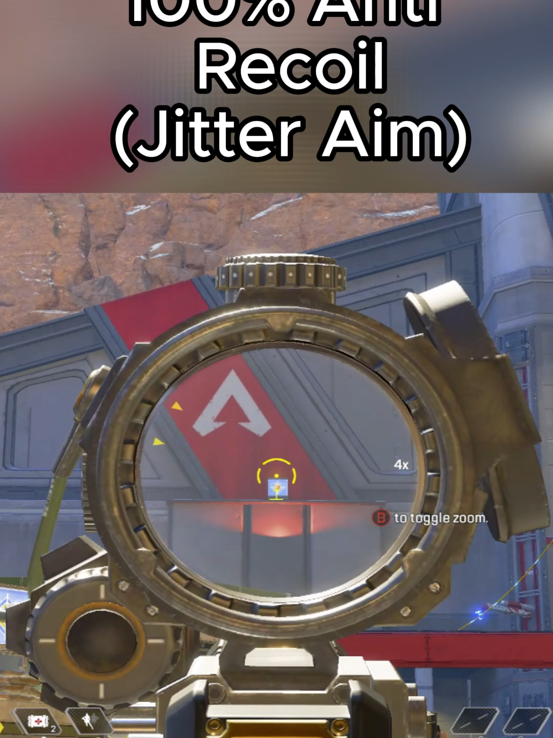 How to get zero recoil in apex #apexlegends #apex #apexclips #bestxim #ximsettings #antirecoil #controller #controllerplayer #fyp #viral #jitteraim