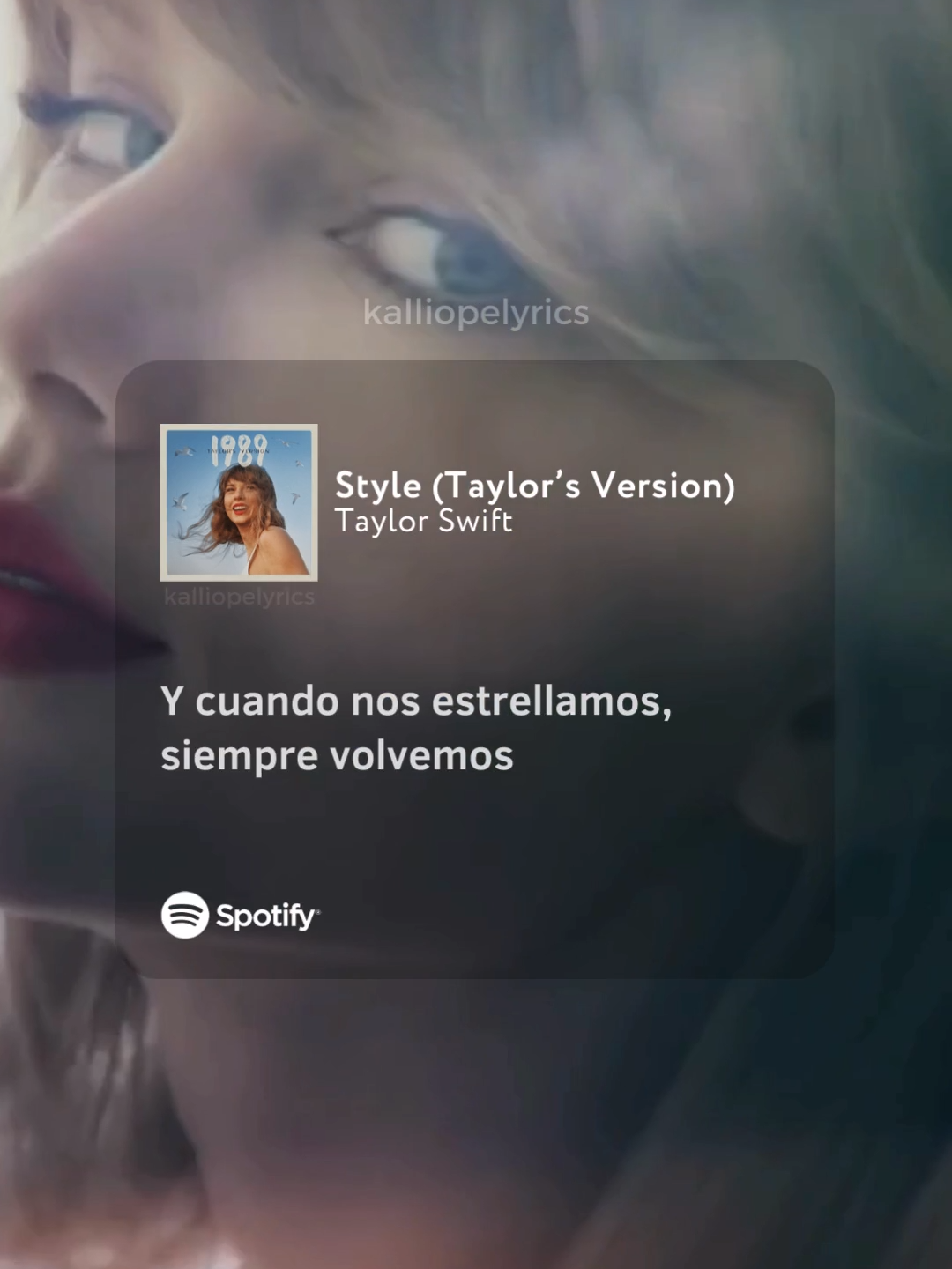 Style (Taylor's Version) - Taylor Swift #taylorswift #taylorsversion #1989TaylorsVersion #music #lyrics #lyricsvideo #foryou #fyp