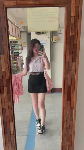 #ชุดนักศึกษา #เสื้อนักศึกษา #กระโปรงทางเอ 