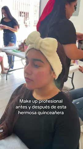 Maquillaje profesional Quincenera  Practica mi primera quinceañera 😍 #viral #parati #tijuana #quinceañera #maquillaje 