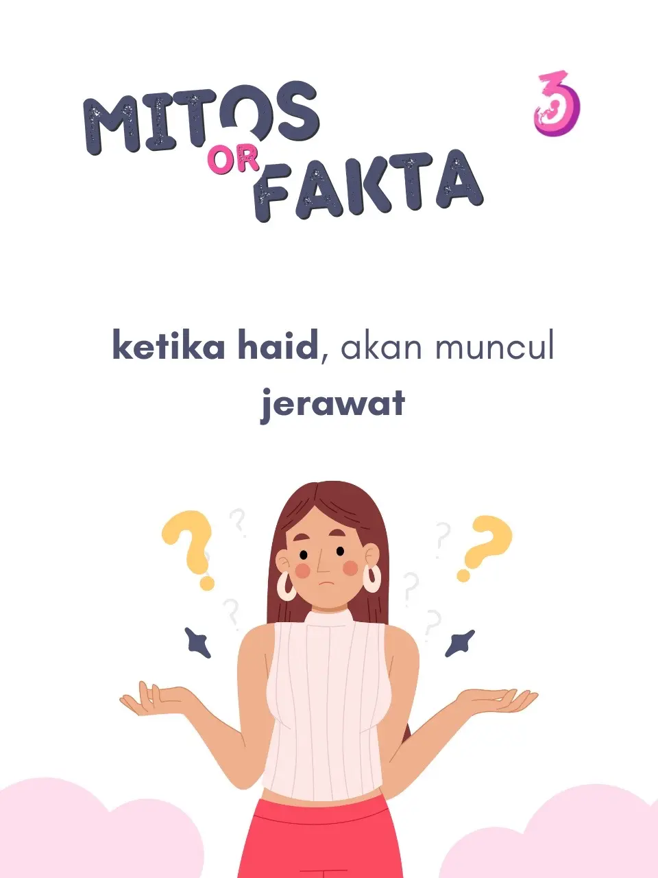 Kalo kamu haid, suka jerawatan dibagian mana ? #haid #acne 