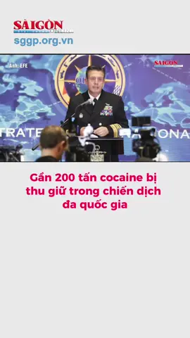Gần 200 tấn cocaine bị thu giữ trong chiến dịch đa quốc gia #sggp #sggpnews #saigongiaiphong 