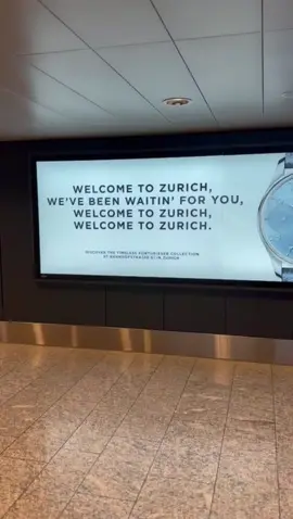WELCOME TO ZURICH! 👀 🇨🇭 #taylorswift #theerastour #zurich #zurichairport #swiss #switzerland 