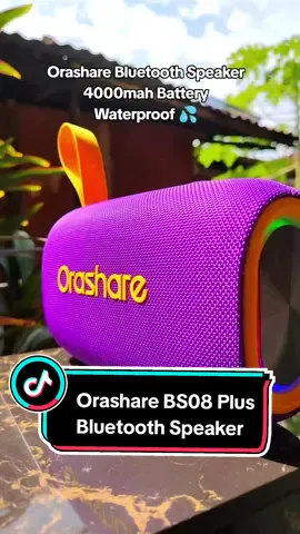 Orashare BS08 PLUS Bluetooth speaker with 4000mah battery capacity and 20W Dual loudspeaker witg subwoofer! Waterproof! Check out! #bluetoothspeaker #orashare #subwoofer #loudspeaker #speakers #portablespeaker #loudsound #fyp #fypシ #foryoupage #fyppppppppppppppppppppppp 