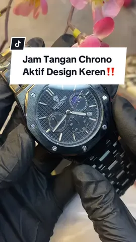 Jam Tangan Chrono Aktif Design Gagah🤩 #PromoGuncang77 #WIBGAJIAN #jamtanganoriginal #jamtangankeren #jamtanganmewah 
