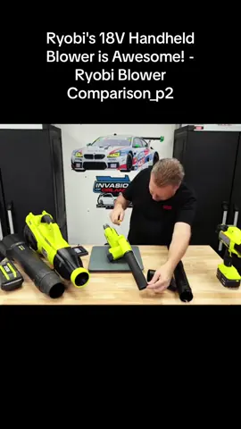 Ryobi's 18V Handheld Blower is Awesome! - Ryobi Blower Comparison_p2 #reviews #detailing #blackvue #washing