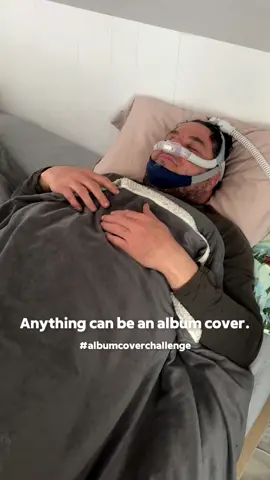 The CPAP machine is a paid actor 😂😂😂 #albumcover #capcut 