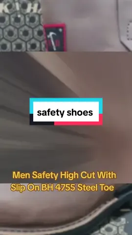 Beli disini 👉@smileForever  Black Hammer Men Safety High Cut With Slip On BH 4755 Steel Toe  #safetyshoes #shoes #kasutkeselamatan #kasut #kasutlelaki #fypシ゚viral 
