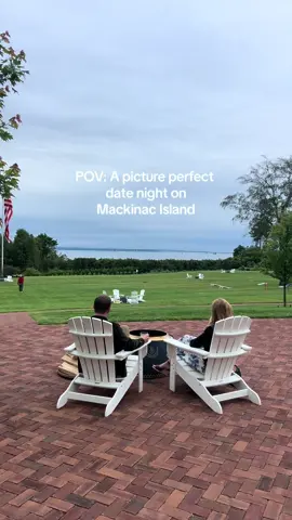POV: A picture perfect date night on Mackinac Island. Cant beat a cozy seat by the fire sitting next to someone you love. A landmark reimagined - The Inn at Stonecliffe. ✨ @Mackinac Island @Travel + Leisure #mackinacisland #summervibes #datenight #fypage #michigan #puremichigan #travellife 