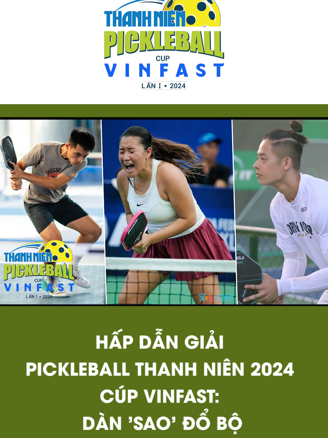 Dàn 'sao' đổ bộ giải Pickleball Thanh Niên 2024 Cúp VINFAST #PickleballThanhNien   #PickleballcupVinFast  #BaoThanhNien  #VinFast  #ThethaoThanhNien #SportsonTikTok