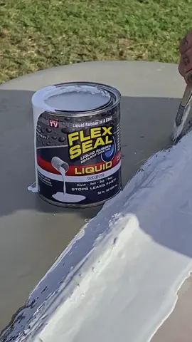 Flexpert Tip: Seal your entire RV roof with Flex Seal Liquid to seal cracks and seams and prevent further damage. That’s it, that’s the whole tip. #RV #Roadtrip #Seal #Repair