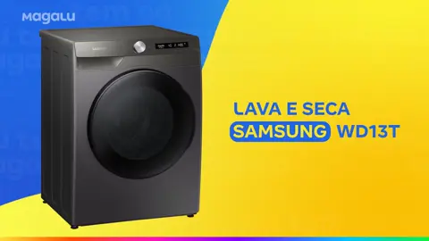 Lava e Seca Smart Samsung WD13T 13kg Digital Inverter 3 em 1 Água Quente e Fria. Link abaixo e fixado no topo dos comentarios. https://divulgador.magalu.com/q7k9XQIk #magazine  #promocao  #top  #instagram  #brasil  #2024 #ofertas #tiktok 