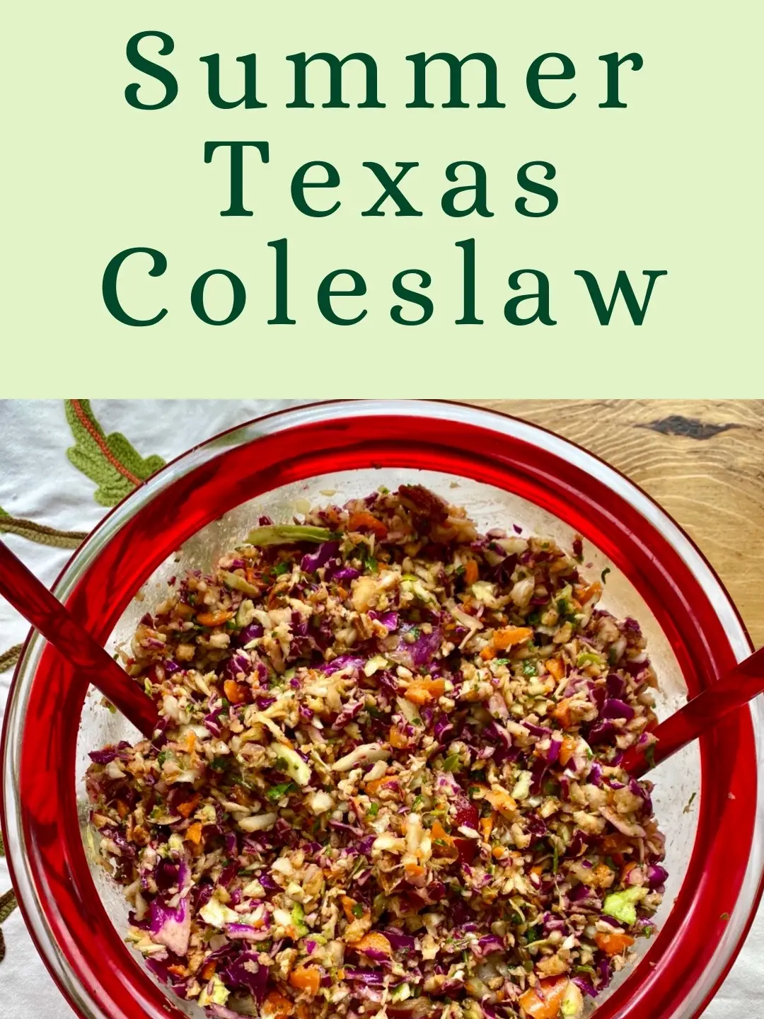 As someone who loves picnicking in the warm summer sun, I’m always on the lookout for easy and delicious dishes to share with my loved ones. That’s why I’m excited to introduce you to this Spicy Texas-Inspired Summer Salad! 🥗✨ Packed with crisp, colorful veggies and dressed in a zesty homemade dressing, it’s the ultimate picnic meal. The addition of jalapeño and fajita seasoning adds a delightful kick, making every bite a flavor explosion. Plus, it’s the perfect July 4th side dish to make our summer picnics unforgettable! 👩‍🍳 Full recipe + nutrition info on my blog:) Link in bio 🔍 TEXAS COLESLAW #coleslaw #picnicfoodideas #veganrecipe #summersidedish #sidedishrecipes #july4th 