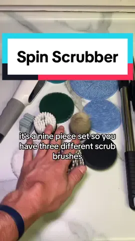 This spin scrubber makes cleaning soo much easier! Its perfect for those hard to reach areas! #cleaning #cleaningtok #housecleaning #cleaningtiktok #cleaninghacks 