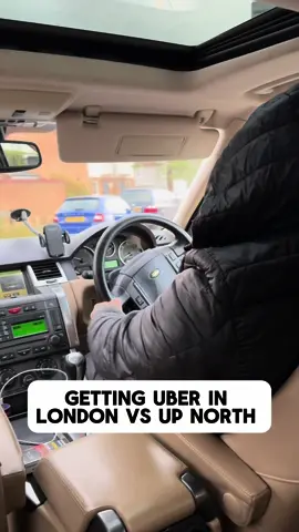 Getting uber in london vs up north  #london #fyp #foryoupage 