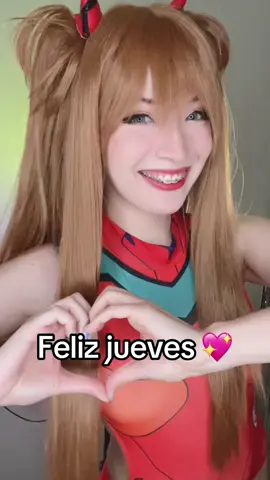 Vine corriendo para ser la primera persona en desearte un feliz jueves 💖 #asuka #felizjueves #fakebodyy⚠️ #fakebodytiktok #asukacosplay #anime #felizjueves #evangelion #cosplay #cosplayer #mexico #peluca #animetiktok #shinji #reiayanami #reiayanamicosplay #hatojoestar 