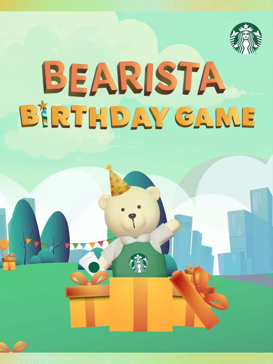 ฉลอง 26 ปี สตาร์บัคส์ ประเทศไทย กับเกมสุดพิเศษ BEARISTA BIRTHDAY GAME ผ่าน LINE ลุ้นรับเครื่องดื่มและแก้วดีไซน์ใหม่ ฟรี! พร้อม E-Coupon ส่วนลดประจำสัปดาห์ 🧸 เพียงพา Bearista เก็บไอเทมภายในระยะเวลาที่กำหนด เพื่อสะสมคะแนน จัดอันดับและรับรางวัลสุดพิเศษในแต่ละสัปดาห์ พร้อมทำภารกิจสนุกๆ มากมาย 💚 Add LINE @StarbucksThailand หรือคลิกลิงก์ที่โปรไฟล์เพื่อเตรียมสนุกกันเลย ✨ ลงทะเบียนกิจกรรมสำเร็จ รับ E-Coupon ส่วนลดทันที ✨ พิเศษ! ลงทะเบียนด้วยบัญชีสมาชิก Starbucks® Rewards รับเวลาเล่นเกมเพิ่ม ดูรายละเอียดเพิ่มเติมที่เว็บไซต์สตาร์บัคส์นะคะ ร่วมสนุกได้ตั้งแต่ 8 ก.ค. 67 - 28 ก.ค. 67 ใช้ E-Coupon ได้ตั้งแต่ 8 ก.ค. 67 - 4 ส.ค. 67 *เงื่อนไขเป็นไปตามที่บริษัทฯ กำหนด #StarbucksBirthdayGame #StarbucksTH