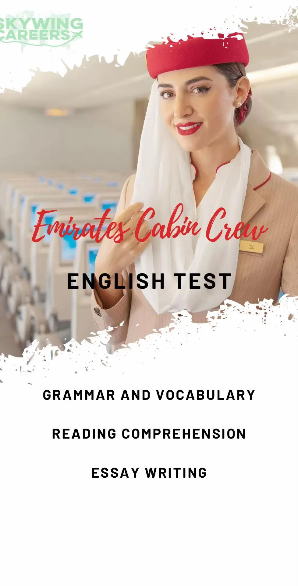 Read and prepare for your emirates english test. #CabinCrew #SkywingCareers #InterviewTips #EmiratesInterview #FlightAttendantLife #emiratescabincrew #emirates 