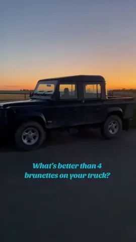 🤠 #fyp #foryoupage #landroverdefender #defender110 #truck #blondesdoitbetter #blondeshavemorefun #agriculture #equestrian #td5 