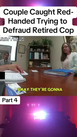 Couple Caught Red-Handed Trying to Defraud Retired Cop #cops #police #copsusa🚔🇺🇸 #policeofficer #foryou 