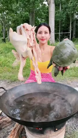 Cook turtle 🐢 and ducks 😋🤤🥰🤩 #turtle #duck #chicken #cooking #cook #Recipe 