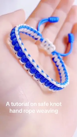 A tutorial on safe knot hand rope weaving Do you like it?#fyp #foryou #usa #tiktok 