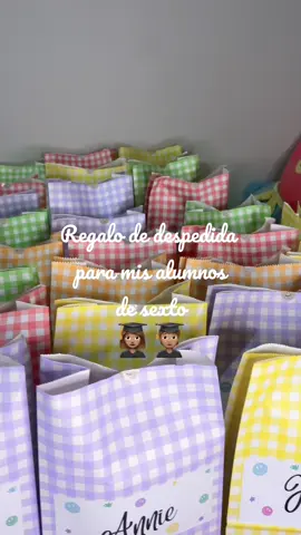 Listos los regalitos de mis 28 criaturas ❤️‍🩹 #fyp #maestraprimaria #alumnos #teacher #maestra 