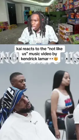 is the song still in your rotation? | kai reacts to the “not like us” music video by kendrick lamar #kaicenat #kendricklamar #drake #fyp 