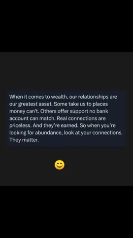 When you're looking for abundance, look at your connections. They matter a lot. 😊 #yourcircle #friends #family #realtalk #connections #bach #viral #foryou #fyp 