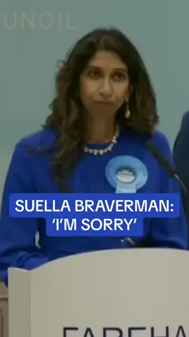 ‘I’m sorry’ Suella Braverman apologizes after the Conservatives are defeated and Sir Keir Starmer is elected the next Prime Minister  #suellabraverman #rishisunak #tories #conservative #labour #election #ukelection #news 