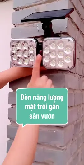 Đèn năng lượng mặt trời gắn sân vườn hay cổng rào , cảm biến chuyển động , sử dụng ngoài trời chống thấm nước #dennangluongmattroi #dencambien #dennangluongcambien #densanvuon 