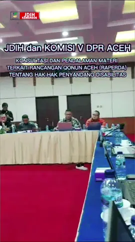 Sobat sosial JDIH, pada hari Selasa 2 Juli 2024 bertempat di kantor penghubung Pemda Aceh di Jakaeta, Biro Hukum melaksanakan Kegiatan konsultasi dan pendalaman materi terkait Rancangan Qonun Aceh (Raperda) tentang Hak-Hak Penyandang Disabilitas bersama Komisi V DPR Aceh. Diharapkan dengan terwujudnya Qonun ini maka akan semakin meningkatkan penberian layanan kesejahteraan sosial dan pelayanan publik bagi penyandang disabilitas, sesuai dengan amanat Undang-Undang Nomor 8 Tahun 2016 tentang Penyandang Disabilitas. Yuk kita liat cuplikan kegiatannya. . . . #penyandangdisabilitas #qonuun #dpraceh #aceh #indonesia #jdihn 