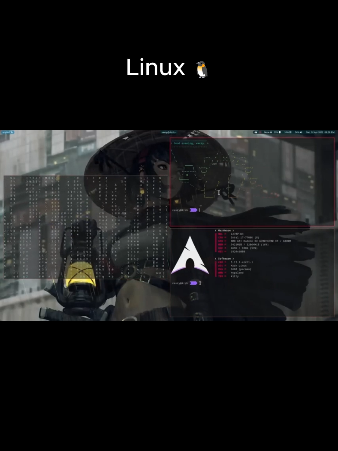 ~$ Linux #linux #windows