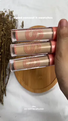 @Squad Cosmetics concealer swatches! my fave <3 #squadconcealer  #squadcosmetics #squadconcealit 