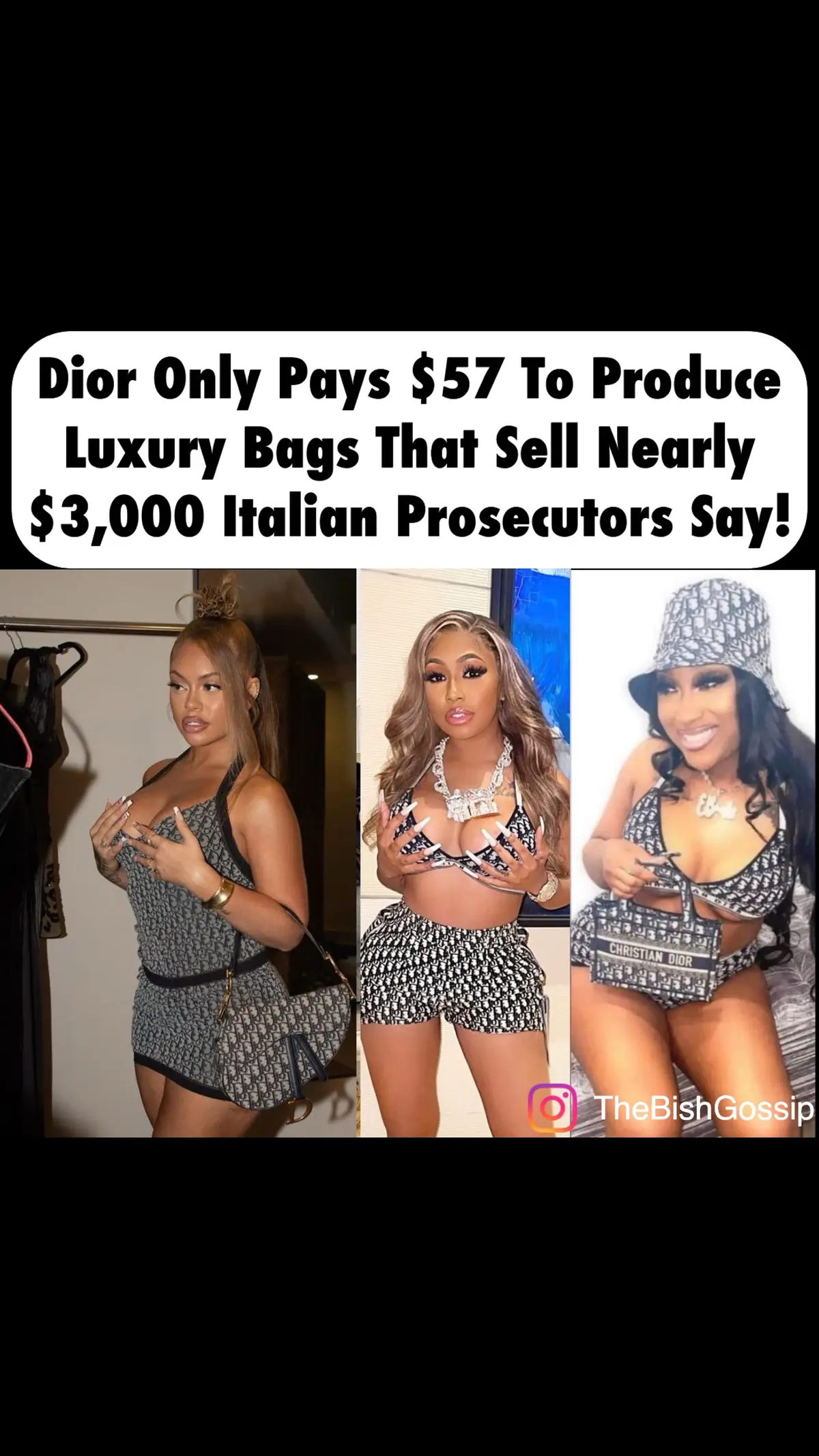 According to Business Insider, Italian prosecutors in Milan have investigated #Dior, a subsidiary of #LVMH, for its use of third-party suppliers in recent months. According to prosecutors, these companies exploited workers to produce bags at a small fraction of their retail price. Citing documents examined by authorities, Reuters reported last month that Dior paid a supplier $57 to produce bags that retailed for about $2,780, excluding the costs of raw materials such as leather. . .